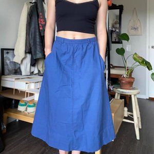 Women's Blue Skirt